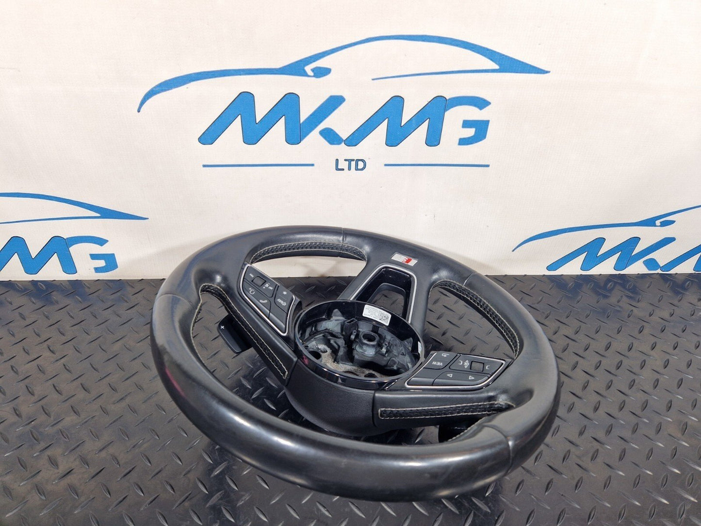 16-23 AUDI S5 COUPE GENUINE MULTIFUNCTION LEATHER STEERING WHEEL WITH PADDLES