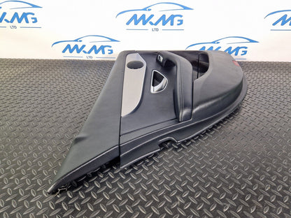 14-21 MERCEDES BENZ C200d W205 REAR PASSENGER SIDE DOOR CARD BLACK LEATHER