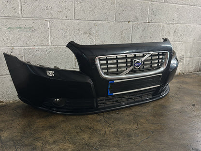 Volvo S40 MK2(MS) Saloon Complete Front Bumper in Black Sapphire Metallic 45200
