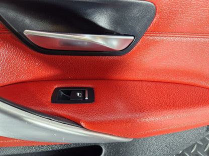 12-18 BMW 4 SERIES F36 LCI M-SPORT REAR RIGHT O/S/R DOOR PANEL RED LEATHER