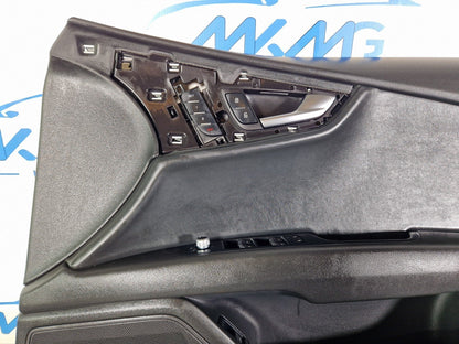 10-18 AUDI A7 4G S-LINE DRIVERS SIDE FRONT DOOR CARD 4G8867106