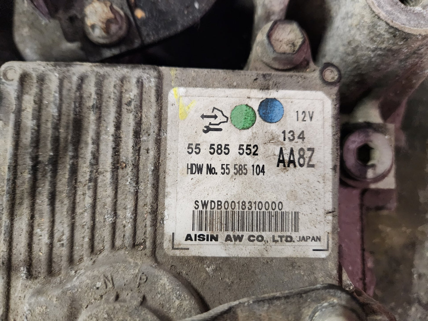 Vauxhall Meriva MK2 Transmission Gearbox 1.7L M36 6 Speed Automatic 55582596