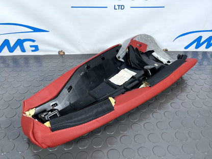 2010 BMW 3-SERIES E92 LCI REAR LEFT NSR SEAT BOLSTER IN RED LEATHER 7119815
