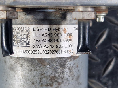 19-ON MERCEDES BENZ A CLASS EQ W177 ABS PUMP A2439010900 A2439002000