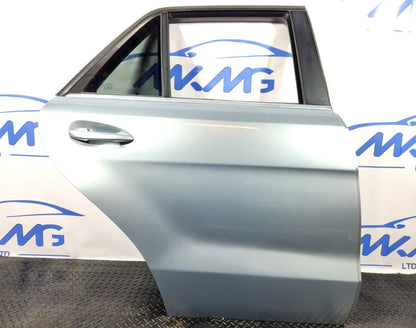 11-19 MERCEDES BENZ ML W166 GENUINE REAR RIGHT O/S/R COMPLETE DOOR IN SILVER 988