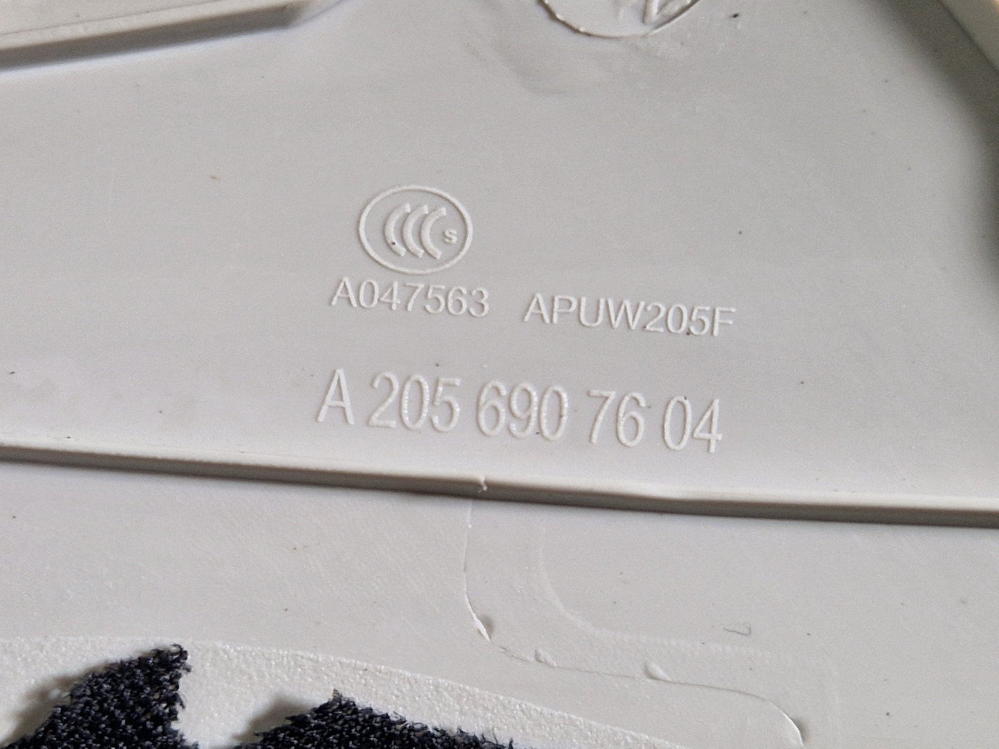 14-21 MERCEDES BENZ C300h W205 A PILLAR COVER TRIM FRONT DRIVER SIDE A2056907604