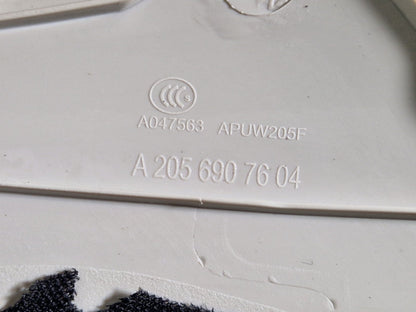 14-21 MERCEDES BENZ C300h W205 A PILLAR COVER TRIM FRONT DRIVER SIDE A2056907604