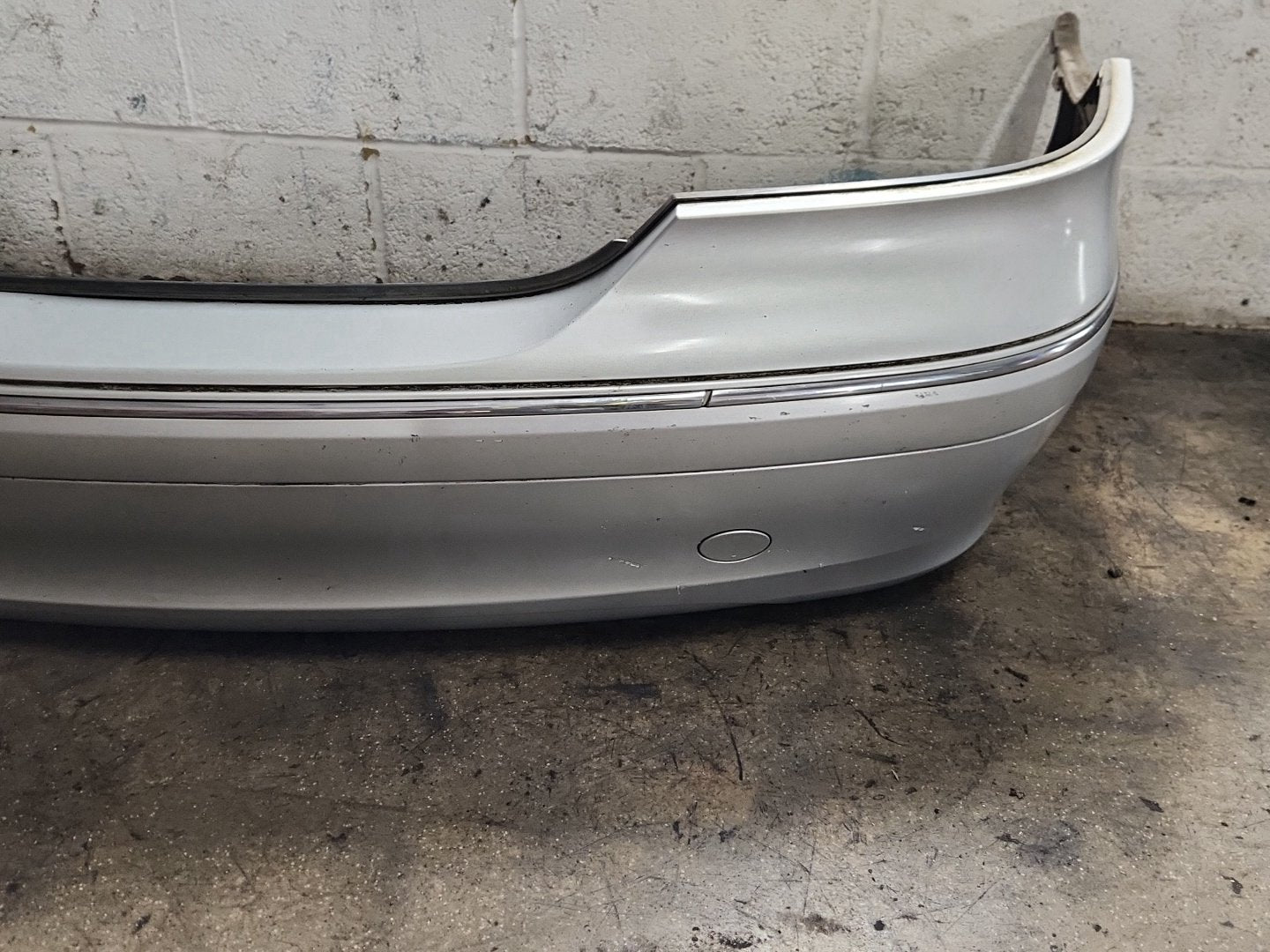 Mercedes CLK-Class C209 Convertible Rear Bumper in Iridium Silver Metallic 775