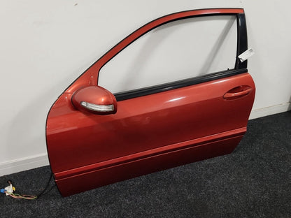 Mercedes C-Class W203 (FL) Coupe Front Left NS Passenger Complete Door in Orange