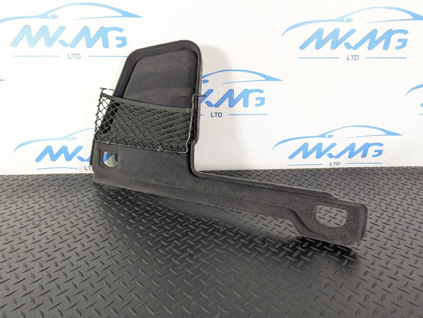 10-17 AUDI A8 4H REAR LEFT NSR BOOT SIDE LOWER CARPET PANEL 4H0863887B
