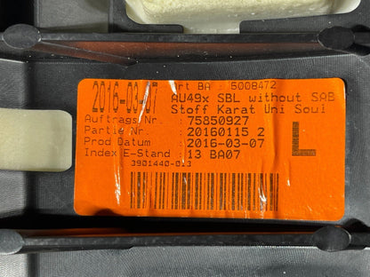 16-19 AUDI A4 B9 ESTATE GENUINE REAR LEFT PASSENGER SIDE CLOTH BOLSTER 8W0885703