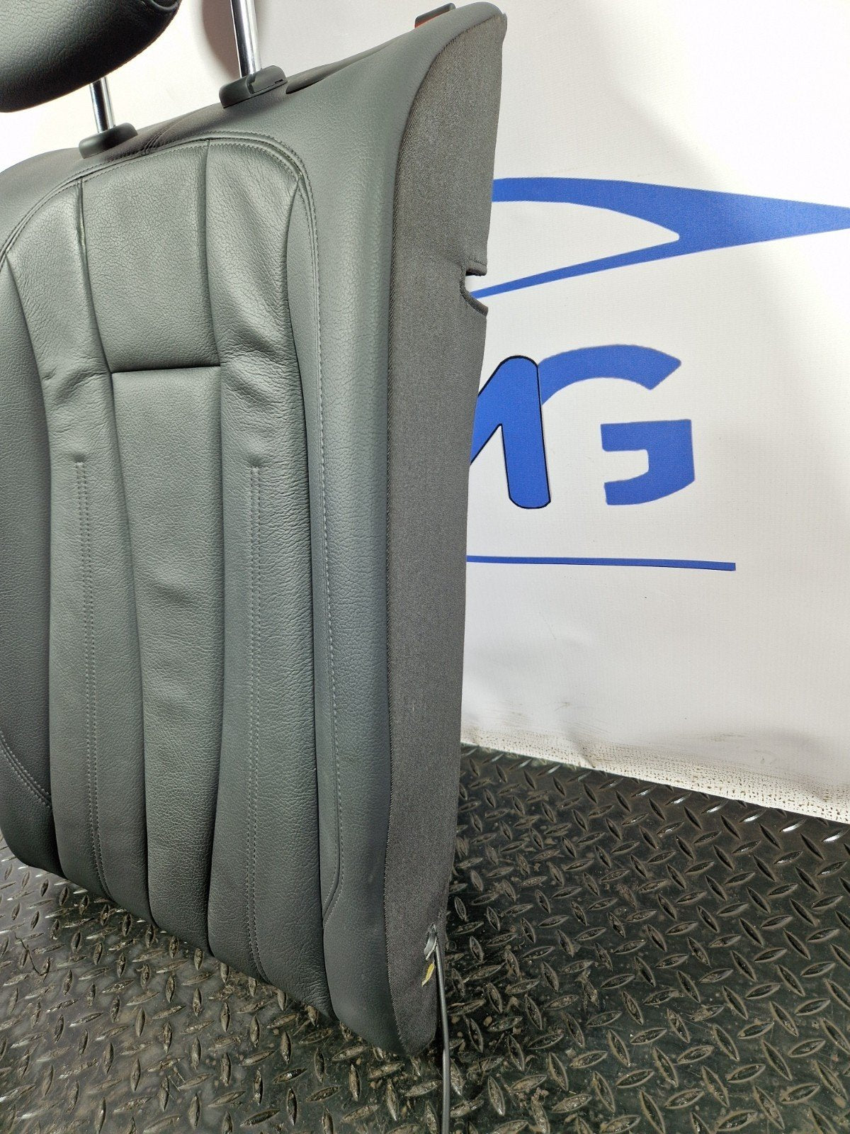 16-19 AUDI A4 B9 AVANT N/S/R REAR LEFT LEATHER BLACK SEAT BACKREST
