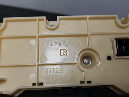 Toyota Prius MK3 (ZVW30) Hatchback Genuine Heater Control Switch Panel 75D725