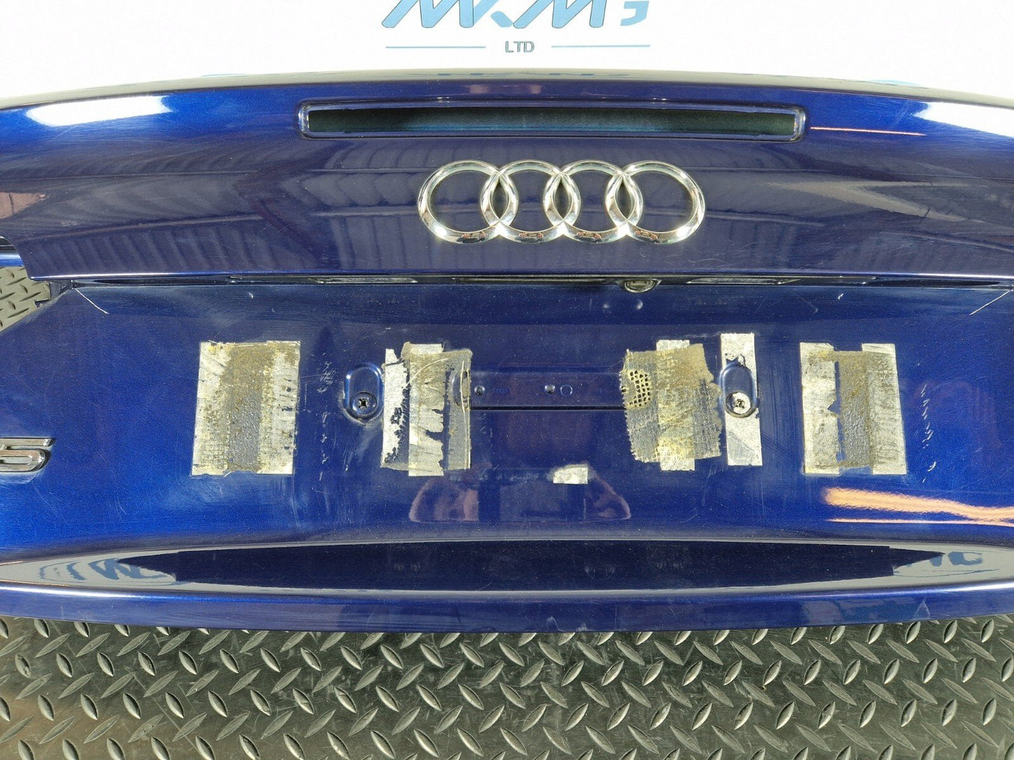 12-17 AUDI S5 CONVERTIBLE REAR TAILGATE BOOT LID IN BLUE LX5P 8F0827023D