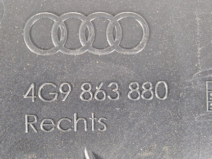 12-18 AUDI A6 C7 OEM REAR RIGHT O/S SIDE TRUNK TRIM COVER 4G9863880