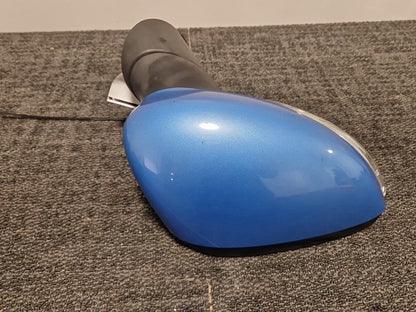 Ford Fiesta MK7 (B299) Hatchback Front Right Door Wing Mirror in Blue Vision