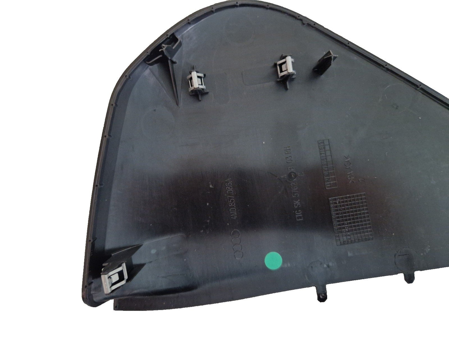 16-20 AUDI Q7 4M FRONT RIGHT O/S/F DASHBOARD END TRIM COVER 4M0857086A