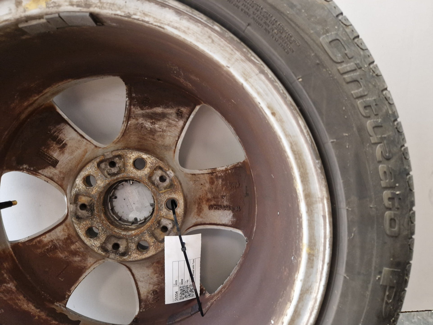 BMW 116i E87 16" Alloy Wheel with Tyre 205/55/16 ~5mm 6779696