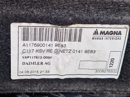 13-19 MERCEDES BENZ CLA C117 AMG GENUINE BOOT SIDE TRIM CARD RIGHT A1176900141
