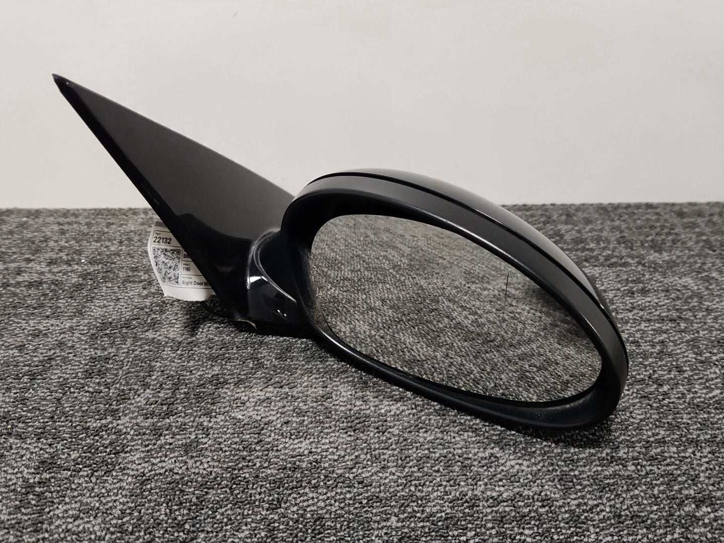 BMW 116i E87 Hatchback Genuine Front Right O/S Driver Door Wing Mirror in Black