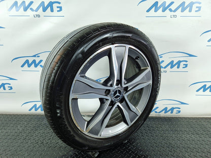 14-21 MERCEDES BENZ C CLASS W205 17INC ALLOY WHEEL & TYRE A2054010800 7Jx17H2
