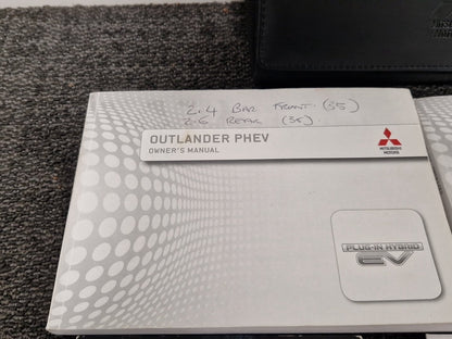 Mitsubishi Outlander PHEV MK3 (RE1) (GG2W) SUV Owners Manual Handbook Wallet