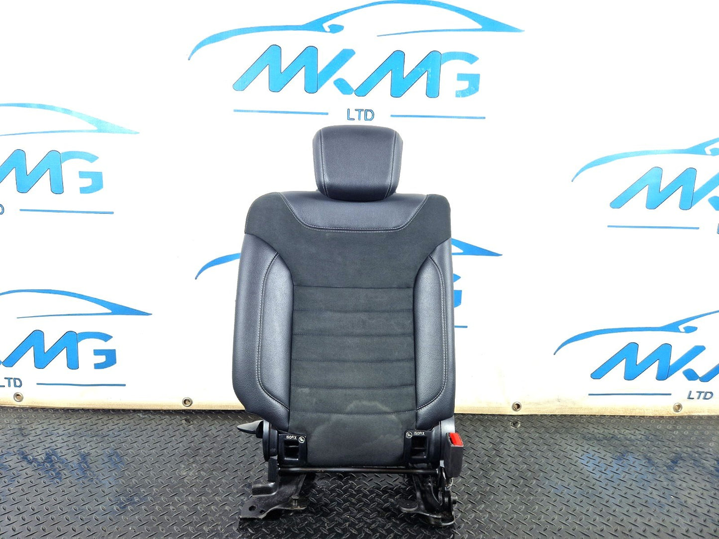 11-19 MERCEDES BENZ ML W166 REAR RIGHT DRIVER SIDE SEAT BACKREST HALF LEATHER