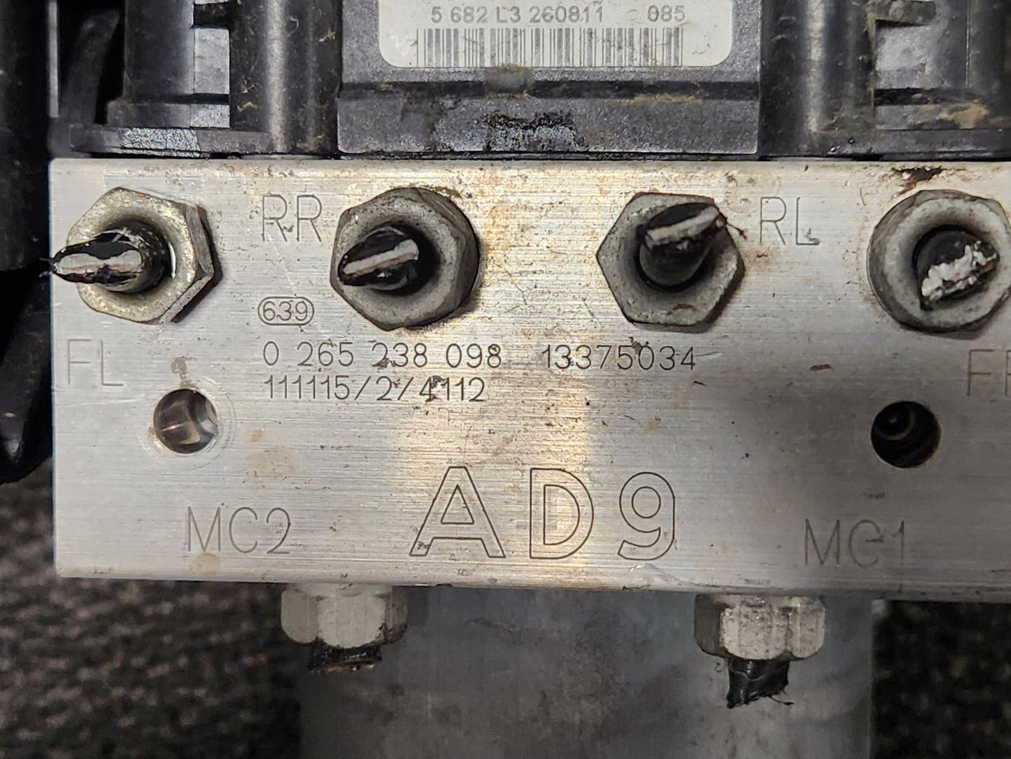 Vauxhall Meriva MK2 (B) 1.7L Diesel Genuine ABS Pump Control Module 13375034