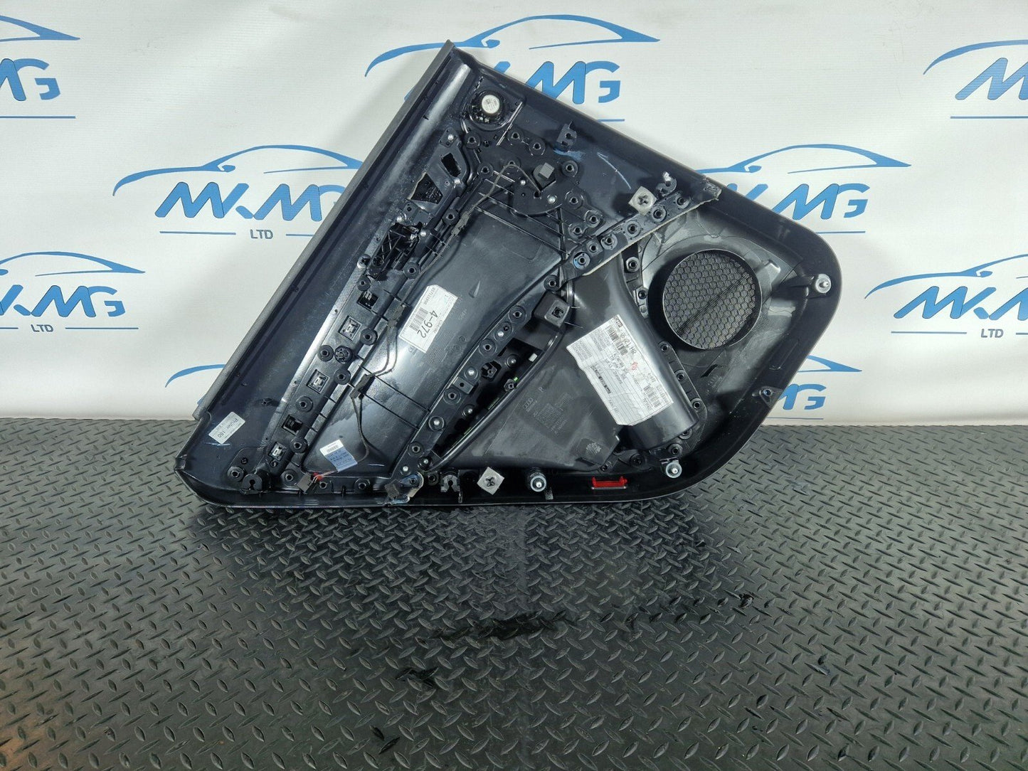 12-17 AUDI Q5 8R OEM REAR RIGHT O/S DOOR CARD PANEL ALCANTARA TRIM 4G2867304B