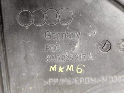 16-19 AUDI A4 B9 OEM REAR LEFT SIDE N/S BODY UNDER TRAY SHIELD COVER 8W0825217A