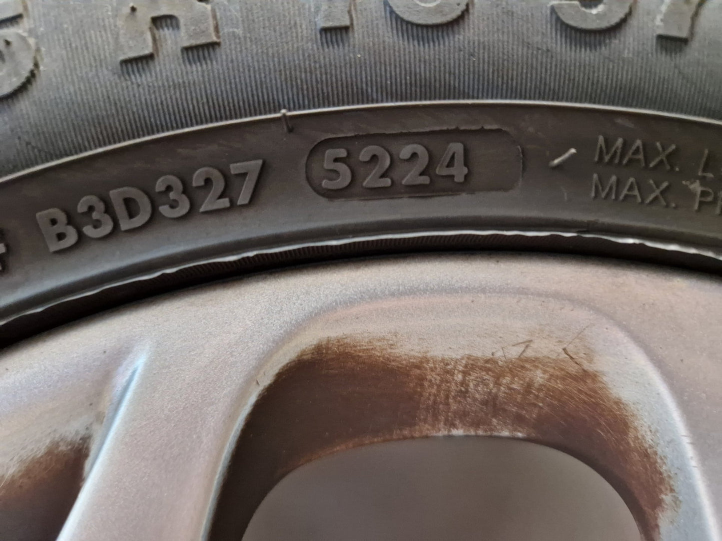 Ford C-Max MK2 (C344) 16" Alloy Wheel with Tyre 215/55/16 ~5mm