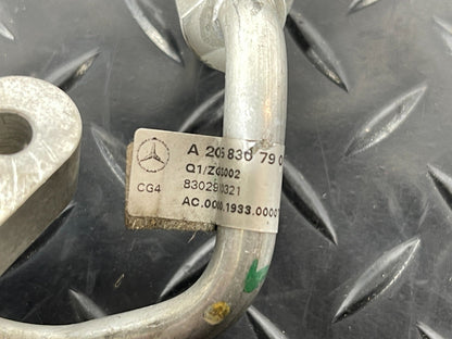 14-21 MERCEDES BENZ C350e W205 Air Conditioning Coolant Pump Line A2058307901