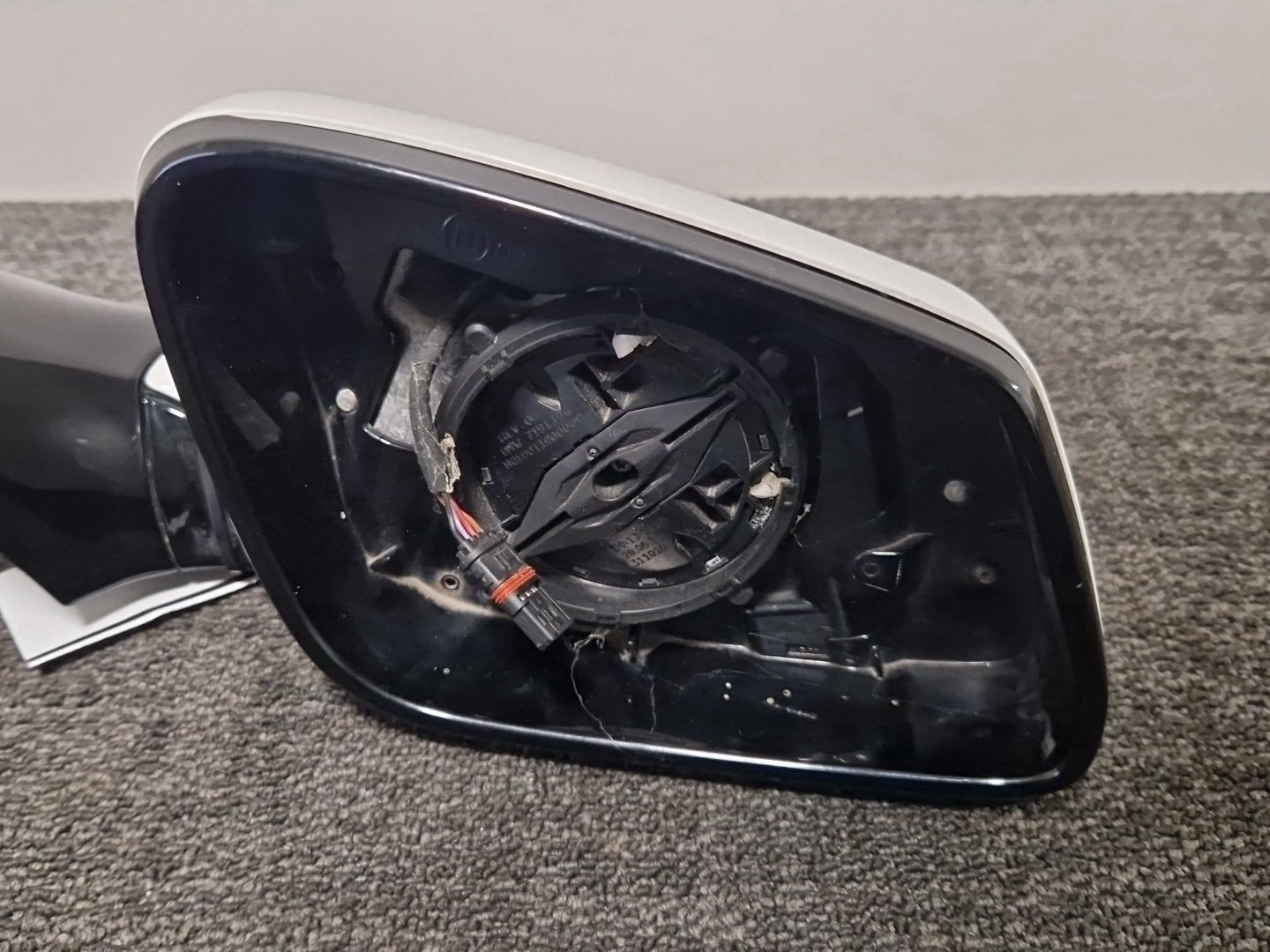 BMW 5 Series F10 F11 Genuine Front Right O/S Driver Door Wing Mirror in White