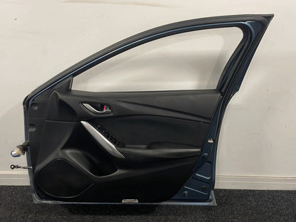 Mazda Mazda6 MK3 (GJ) Saloon Front Right O/S Driver Complete Door in Blue