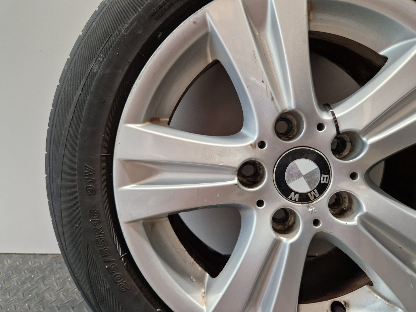 BMW 116i E87 16" Alloy Wheel with Tyre 205/55/16 ~5mm 6779696