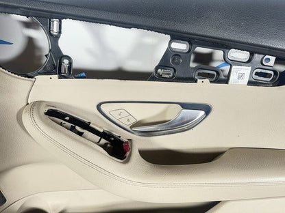14-21 MERCEDES BENZ C350e W205 GENUINE FRONT RIGHT DOOR TRIM PANEL