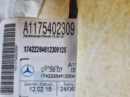 13-19 MERCEDES BENZ CLA C117 AMG BLACK ROOF HEADLINER A1176900850