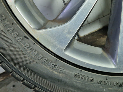 Nissan Qashqai+2 MK1 FL (J10) 18" Alloy Wheel with Tyre 215/55/18 ~4mm