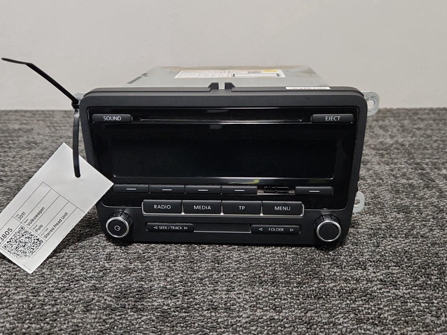 Volkswagen Polo 6R - MK5 Genuine Radio Stereo CD Player Head Unit 5M0035186J