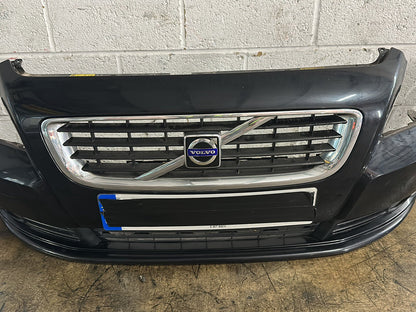 Volvo S40 MK2(MS) Saloon Complete Front Bumper in Black Sapphire Metallic 45200