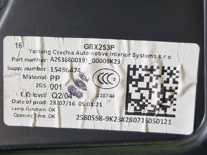 Mercedes-Benz GLC-Class X253 Glove Box A2536800191