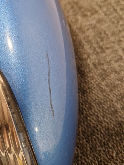 Ford Fiesta MK7 (B299) Hatchback Front Left Door Wing Mirror in Blue Vision