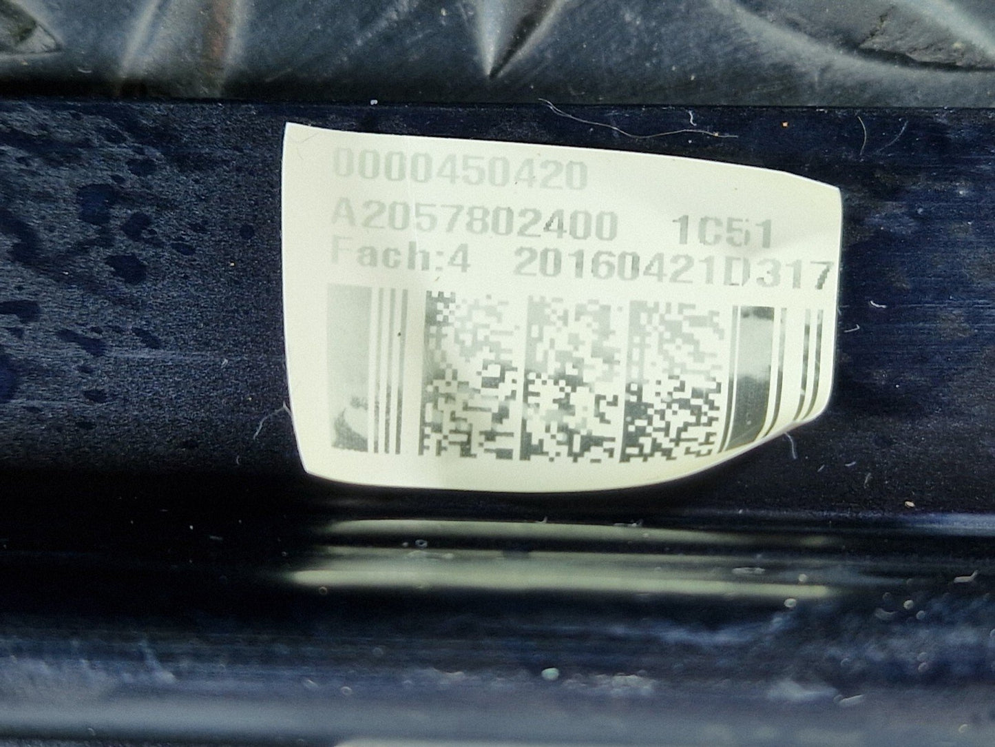 14-21 MERCEDES BENZ W205 GENUINE SUNROOF FRAME A2057802400