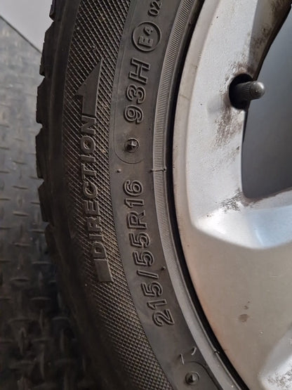 2008 Peugeot Partner MK2 (PH1) (B9) 16" Alloy Wheel with Tyre 215/55/16 ~4mm
