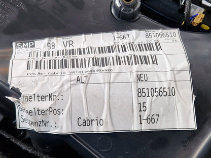 16-24 AUDI A5 F5 S-LINE CONVERTIBLE FRONT RIGHT DRIVER SIDE DOOR CARD 8W6867134