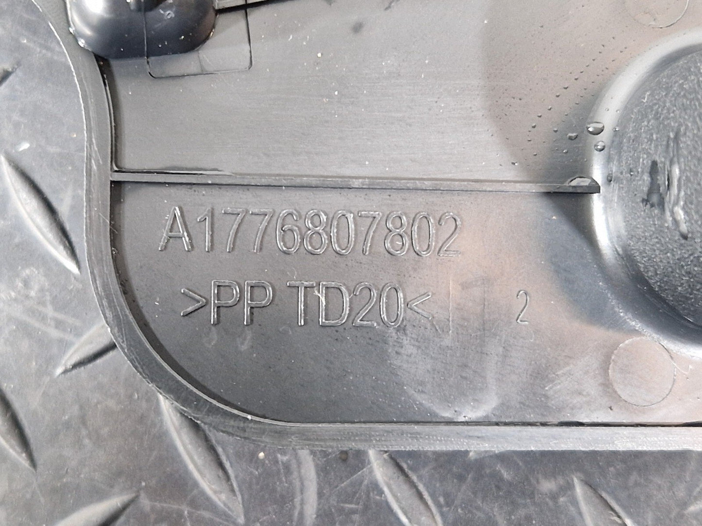 19-ON MERCEDES BENZ A CLASS W177 FRONT RIGHT FOOTWELL PANEL TRIM A1776807802
