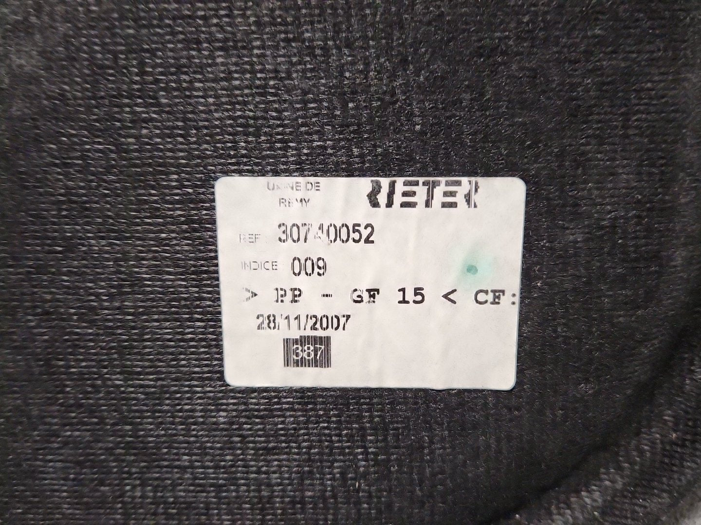 Volvo S40 MK2 (MS) Saloon Genuine Rear Floor Boot Liner