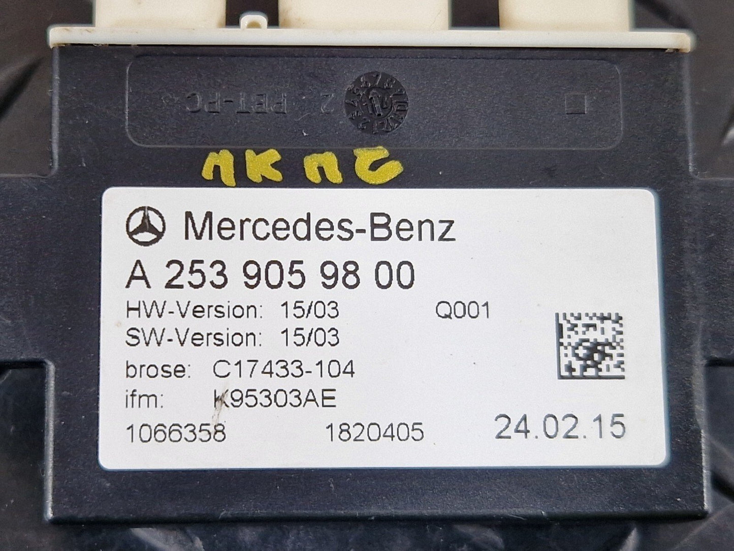 14-21 MERCEDES C CLASS W205 GENUINE TRUNK TAILGATE BOOT OPENING CONTROL MODULE