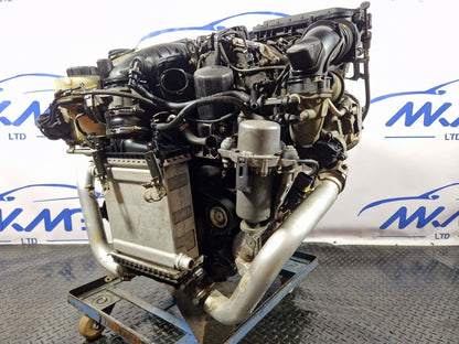 16-19 MERCEDES GLE 500e W166 3.0 OM276.821 PETROL TWIN TURBO COMPLETE ENGINE