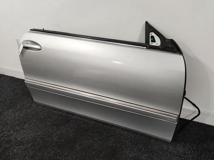 Mercedes CLK-Class C209 Convertible Front Right Complete Door in Iridium Silver